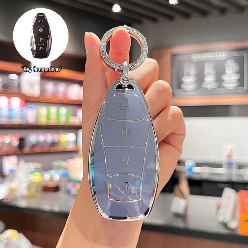 Premium Hongqi H5 Key Case for HS5/H9/H6/HS7/HS3/HQ9 - High-End Car Shell Cover