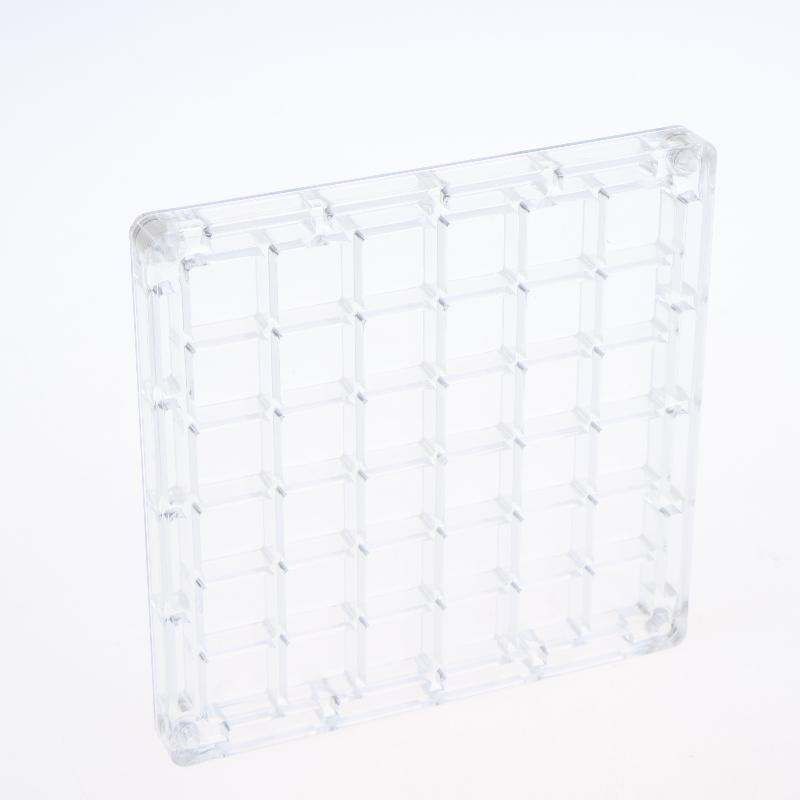 Acrylic Magnetic Seashell Display Box 36 Grids Transparent Compartment Organizer for Collectible Seashell Pin Badge Home Display