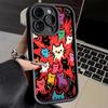 Phone Case for iPhone 17 Air 16E 15 16 Pro Max Cartoon Cute Cats Theme Cover 14 Plus 13 12 Mini Soft Shell Silicone Fundas