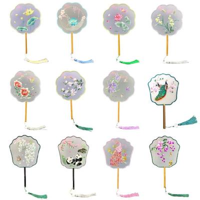 Chinese Styles Hand Fan Double Side Hand Fan for Womens Girl Performances Dance