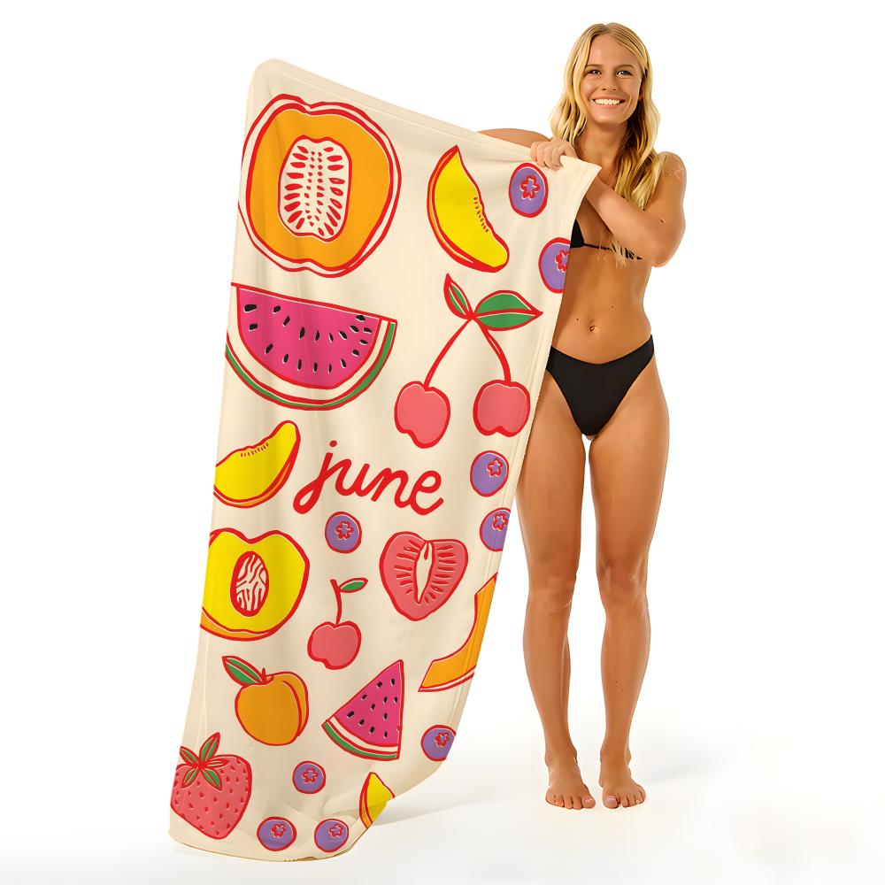 Food f-fruit Towel Beach Blanket Towel For Travel Gym Shower Luxury Lightweight Camping Pool hot