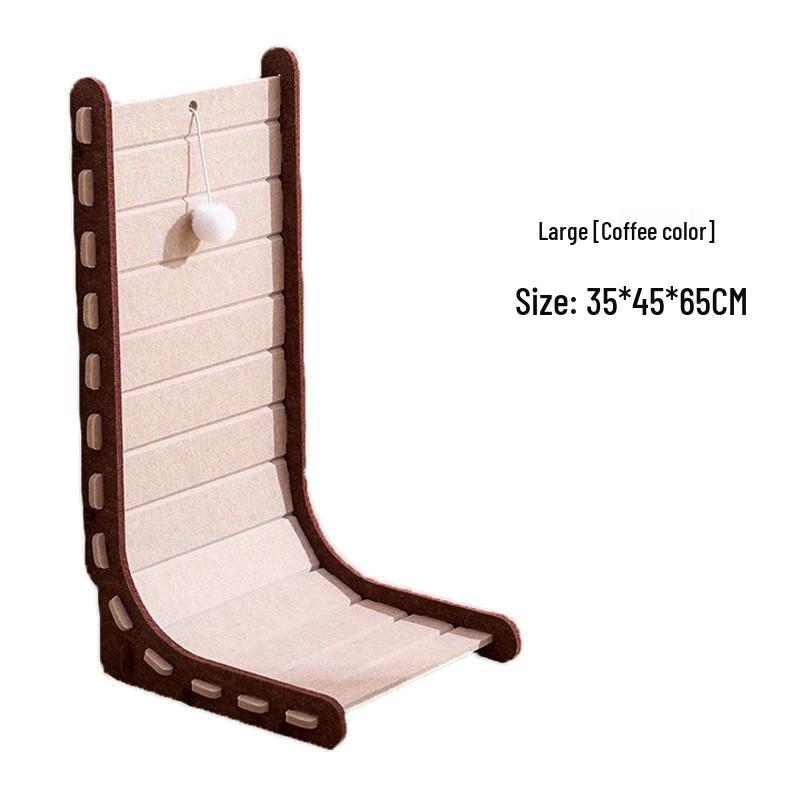 Trwały filcowy domek dla kota: Łóżko dwuwarstwowe i drapak