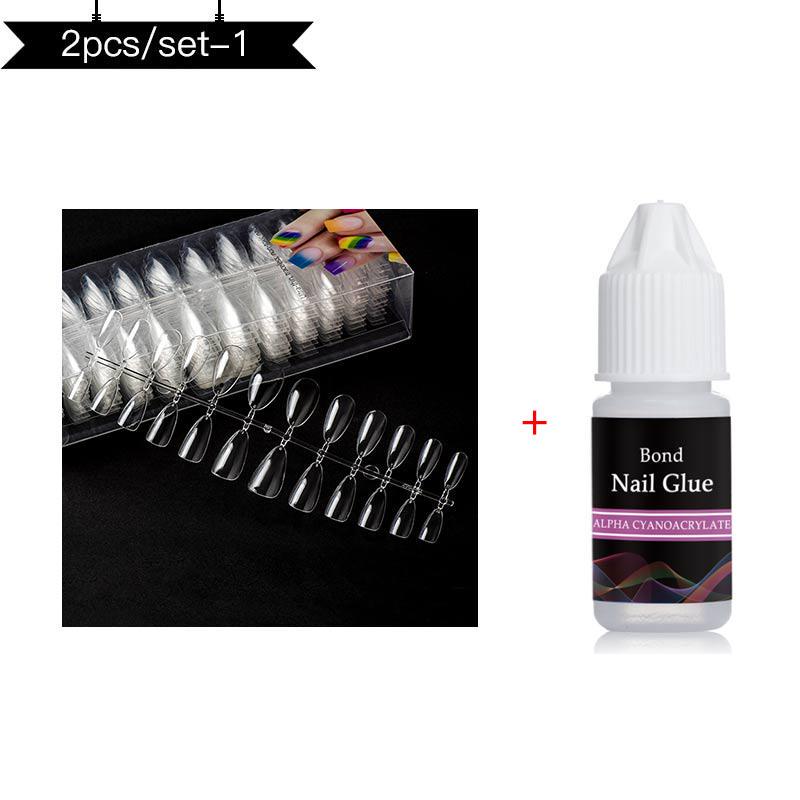 Colle pour Nail Art, 10g, avec adhésif pour faux ongles, outil de fausse pointe en acrylique, nouveauté
