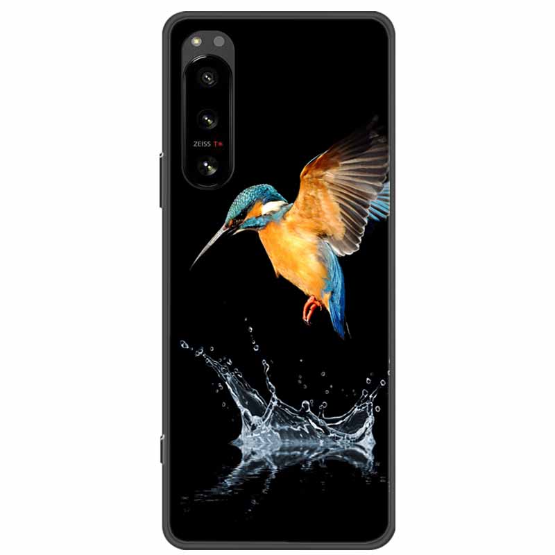 Pro Sony Xperia 5 / 5 II / 5 III Pouzdro TPU Měkký Silikon Nárazuvzdorná Pouzdra pro Sony Xperia 5 III Kryt Telefonu 5II 5III Vlk Lvi