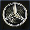 2025 Hot For Mercedes Benz For Mercedes Benz Silver And Black Emblem Front Grille Illuminated Logo Star Badge W176 W246 W205 W21