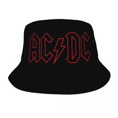 AC DC The Bell Rock Roll Bucket Hats Unisex Women Unisex Fashion Australian Band Star Summer Fisherman Cap