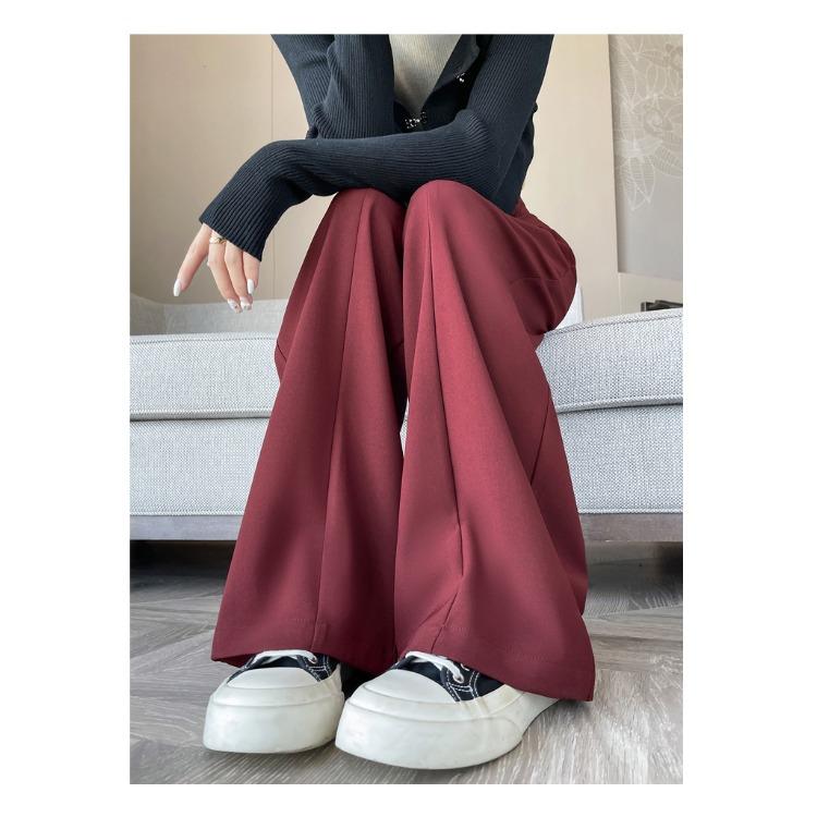 Stylish and Comfortable Women's Wide Leg Suit Pants, Perfect for Any Occasions In Autumn