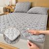 Thick Cotton Fabric Mattress Topper with Elastic Band Quilted Protector Pad Bedspread Winter Mattress Cover for Single/Double
