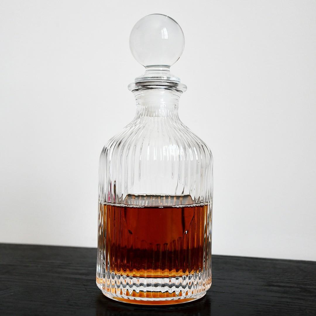 European crystal glass whiskey bottle, foreign wine bottle decanter, creative red wine jug, wine bottle, wine set, decorative wine set Wine bottle 11693 (500ml)