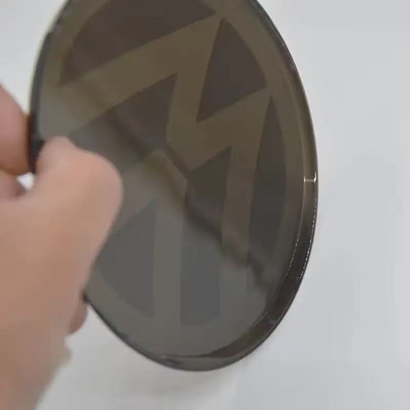 2026 Gorące Do VW VOLKSWAGEN Kołpaki Kół 2 szt. Przód i Tył VW Golf 6/Golf 7/Golf 7.5/Golf 8 Nie Wpływa na ACC Zmodyfikowane Czarne Naklejki Fla