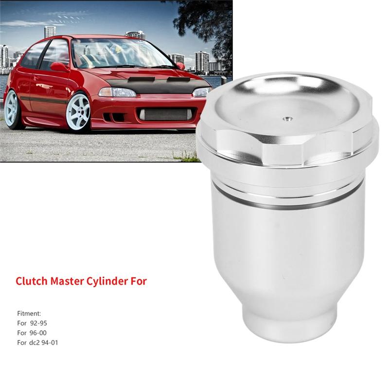 Powerful Auto Clutch Master Cylinder Aluminum Reservoir Brake Clutch Pump Oil Tank For Honda Civic Parts Accessories 1 PCS