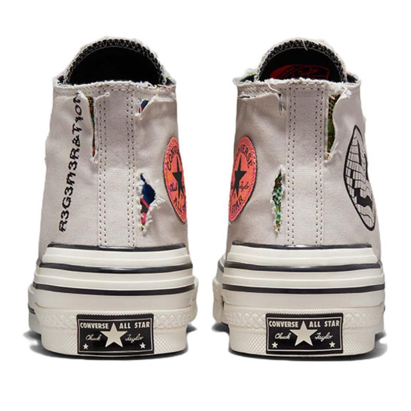 Converse Chuck Taylor All Star 70 Hi Hacked Heel Tear Away Light Bone