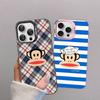 Famous Luxurious P-Paul F-Frank Phone Case For IPhone 17 16 15 14 11 12 13 Pro Max Plus Pro Colored Silver Cover
