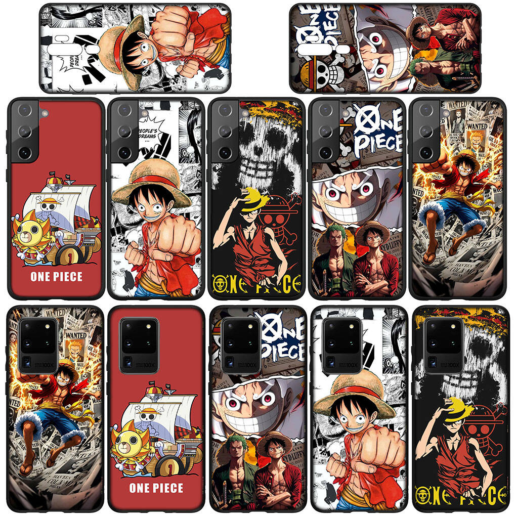Phone Case for iPhone 17 15 16 Plus Redmi Note 14 12 11 13 Pro Max Huawei P30 P20 Lite Y9 OPPO A60 A80 A54 Cartoon Roronoa Zoro One Luffy Pieces Cover