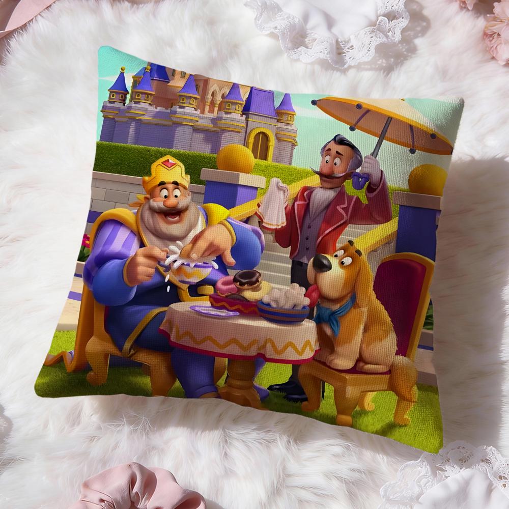 Royal Match game Cushion Cover Premium Comfort Reversible Pillow Cove -Two in One Design for Any Room & Car Interior