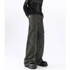 American Retro Design Jeans Men's Spring and Summer New High Street Ruffian Handsome Trend Versatile Loose Tooling Wide-leg Pants