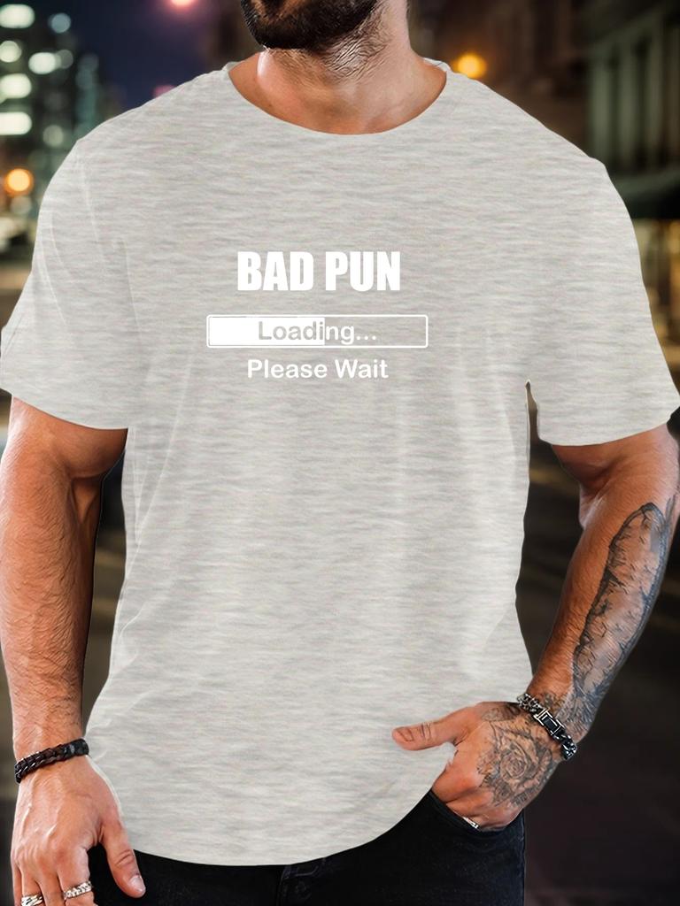 Herren T-Shirt 100% Baumwolle Sommer Lässig Weich Kreativer Buchstabendruck Rundhals Atmungsaktiv Kurzarm T-Shirts 2025 Neue T-Shirts