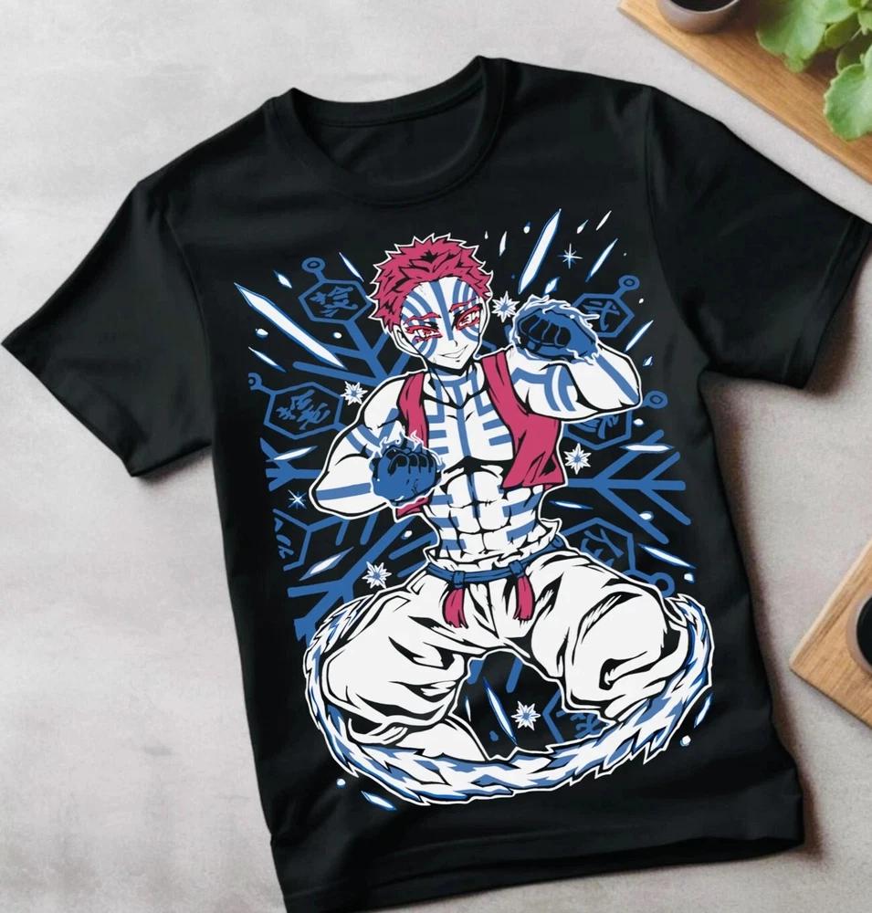 Akaza Kimetsu No Yaiba TShirt Demon Slayer Tanjiro Unisex 1 S