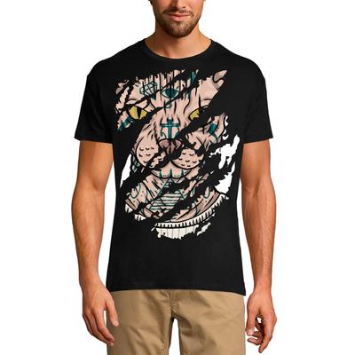 Men's Torn T-Shirt Sphynx Cat - Hairless Kitten Vintage Shirt for Men