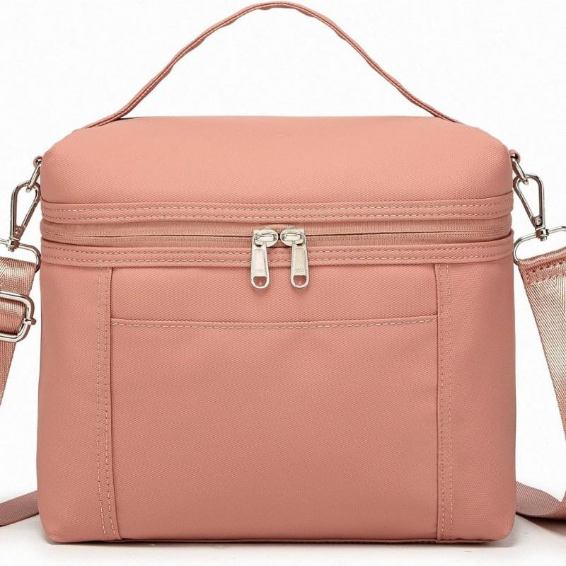 Large Capacity Waterproof Insulated Lunch Bag Foldable Cooler Tote School Office Picnic Commute