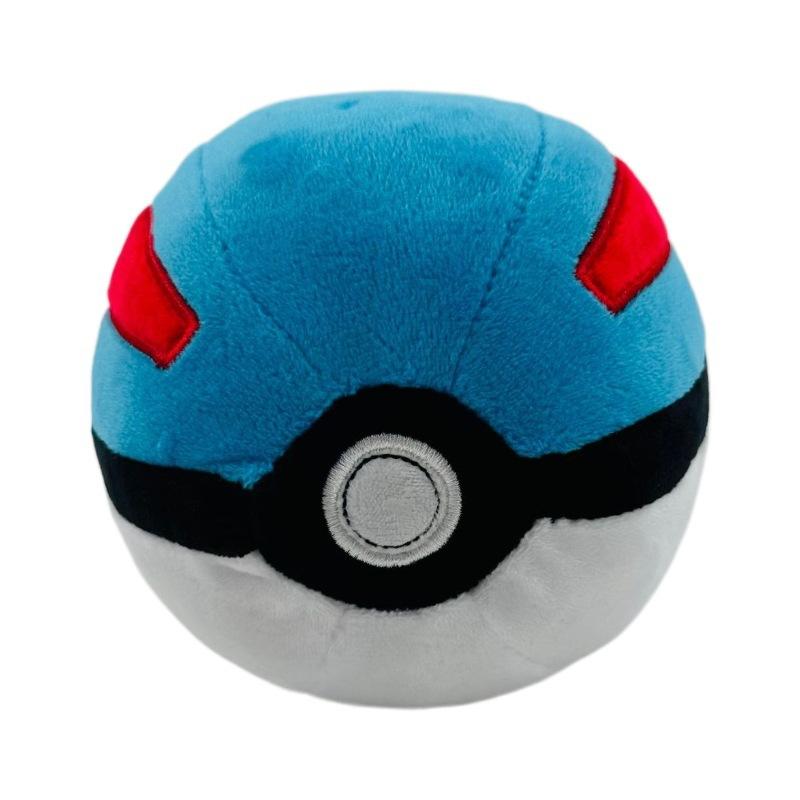 Poké Ball Stuffed Toy Plush Doll Pocket Monster Children's Toy Master Ball Great Ball Ultra Plush Pendant Kids Gifts