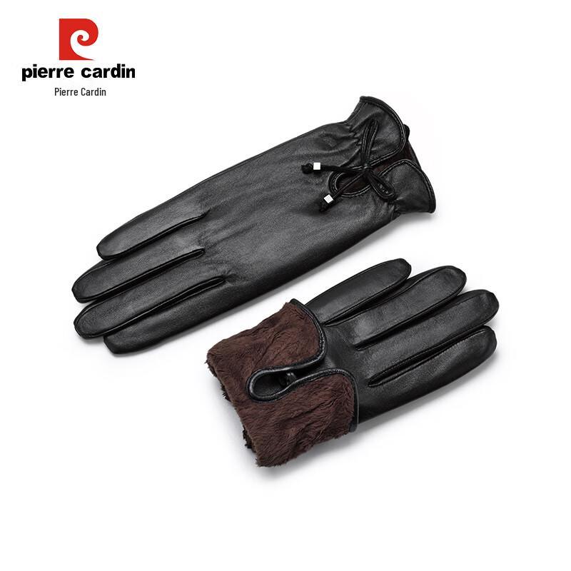 Pierre Cardin Women's Goatskin Touchscreen Gloves