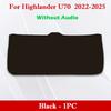 For Toyota Highlander U70 U50 U40 2009-2026 Car Trunk Door Anti Kick Pad Tailgate Protection Mat Cargo Liner Interior Accessorie