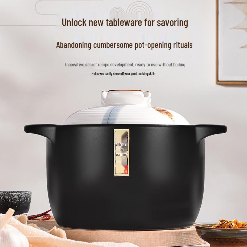 San Jiaolong High-Temperature Ceramic Stew Pot