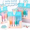 9g Wqn Jelly Color Solid Glue Stick School Office Supply Acr Adhesive Child Student Bonding Paper Crafts Tool Stationery Gift