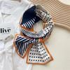 Silk Scarf for Women - Elegant Spring & Autumn Design, Lightweight & Fashionable