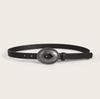 New Exquisite Oval Retro Engraved Buckle Casual Women's Belt