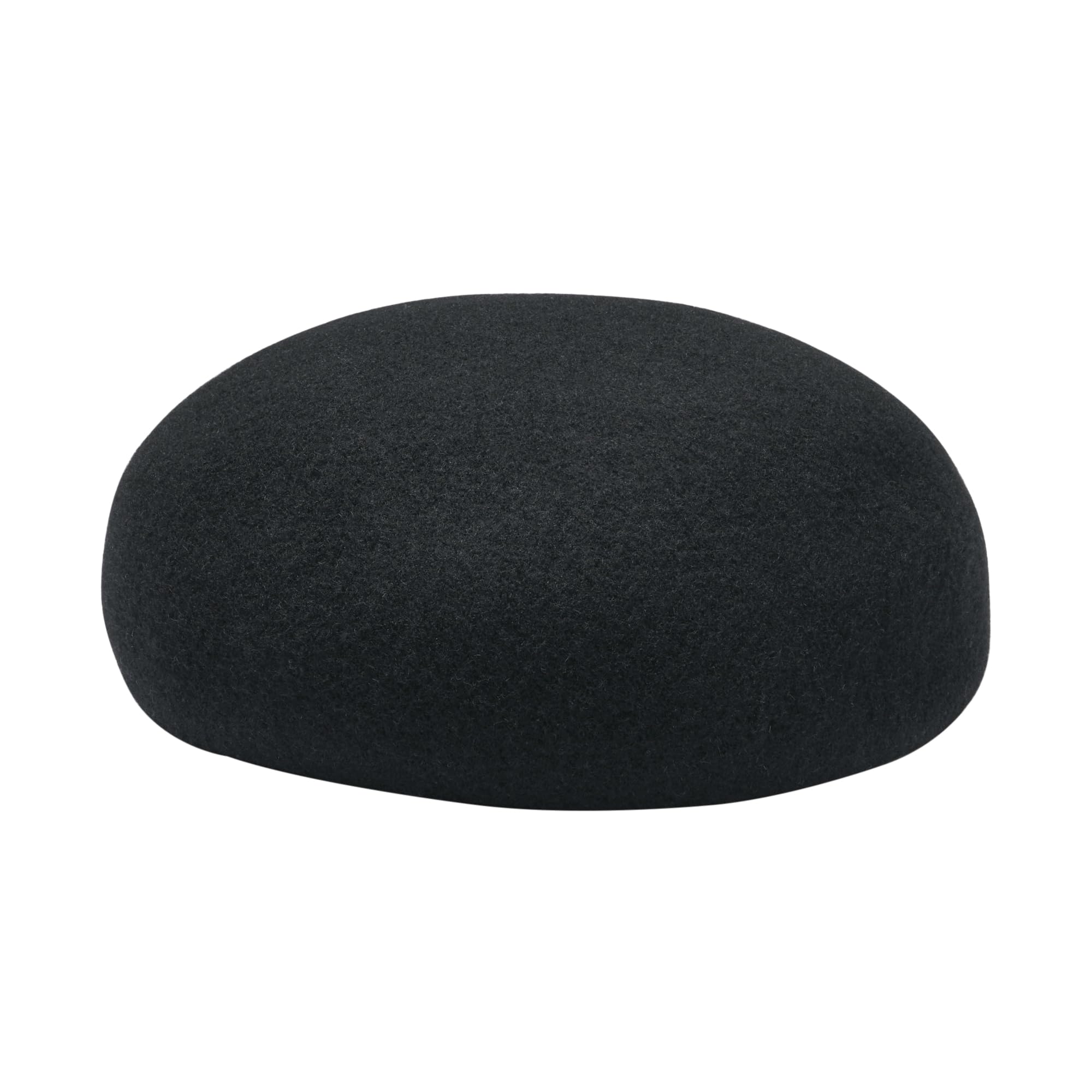 

MUJI Wool Melton Beret Unisex Adult DBE40A4A Black 57.5-59cm чорний