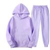 Mens Casual Sport Set Hooded Sweatshirt Pants Loose Fit Cotton Blend Tracksuit