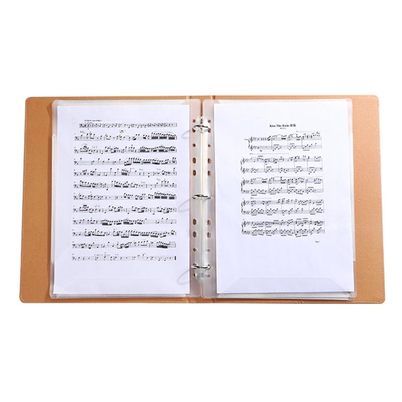 Paper Document Storage Folder Music Sheet File Holder Home School Office Supplies Piano Score Folder A4 Size 40 Pockets
