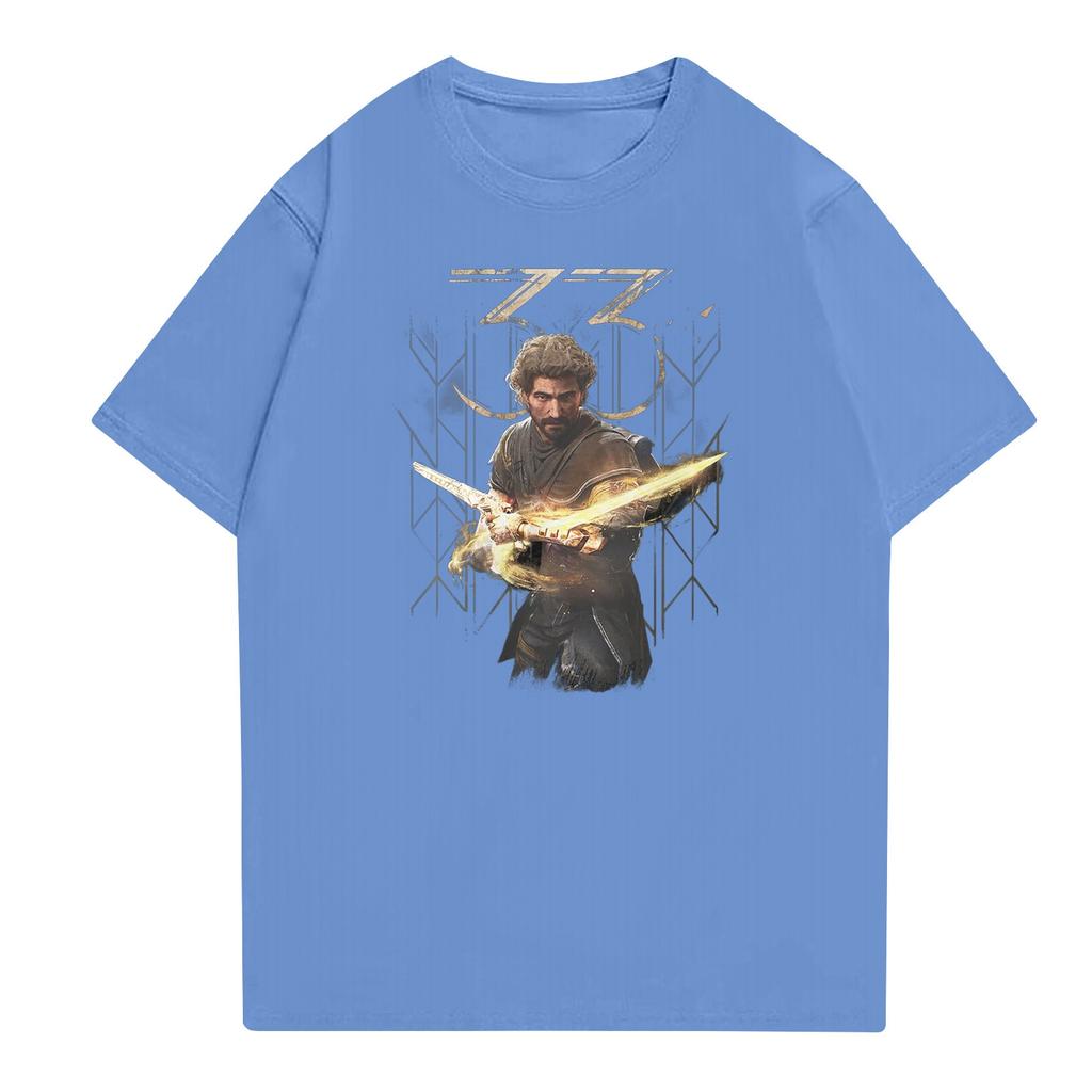 Modische Aldult Rundhals Kurzarm Arbeitskleidung Bedruckte Oberteile Für Sommeroberteile