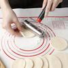 1PC pastry roller, T-shaped pizza roller, 201 stainless steel rolling pin, dough bread machine roller, baking tools