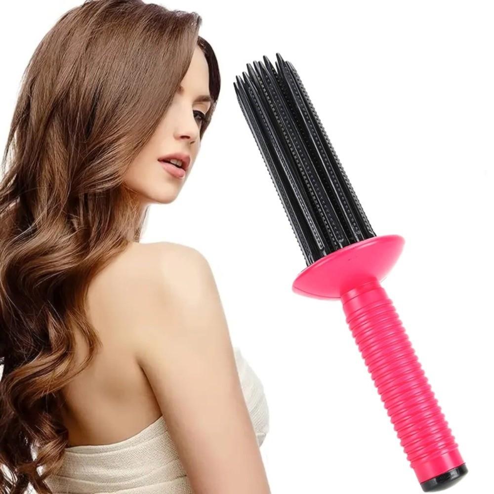 Heatless Round Hair Brush Anti-Slip Curling Wand New Fluffy Curling Roll Comb  Hair Styling Tools