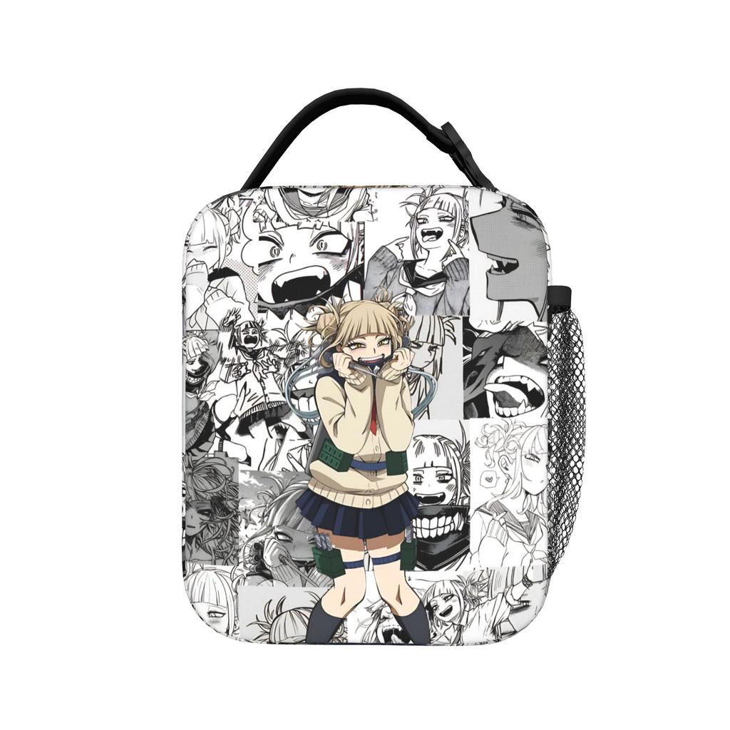 My H-Hero A-Academia Himiko Toga Thermal Insulated Lunch Bags Reusable Food Bag Cooler Thermal Lunch Boxes