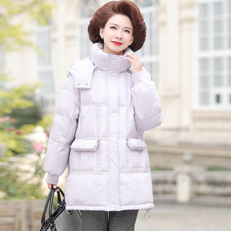 

JIANHU Women s Mid-Length Winter Down Jacket L