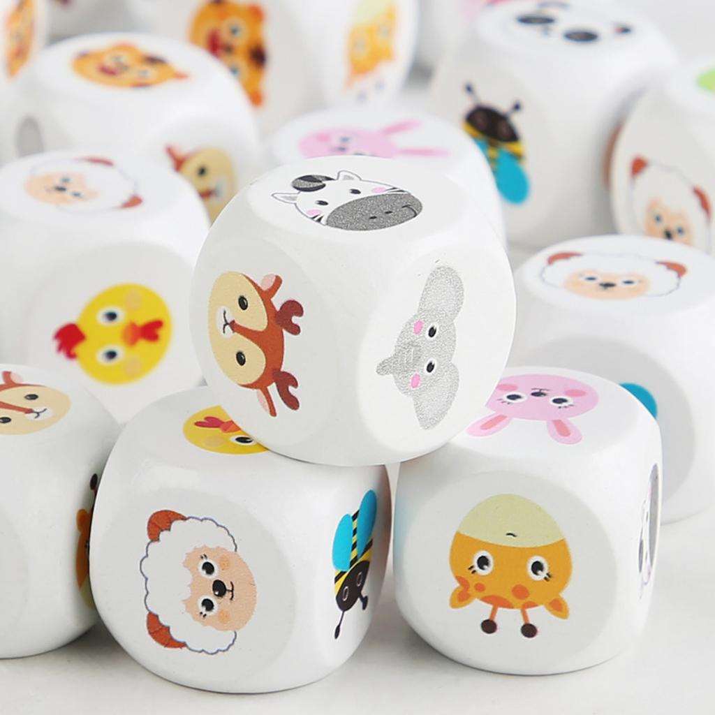Animal Matching Game,Wooden Focus Training Toy Ages 3+, Memory & Observation Game With 20 Card,Educational Games, Colorful Illustrations