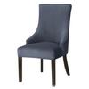 Velvet Dining Chair Cover Strech Elastic Chair Covers High Back Sloping Arm Spandex Chairs Slipcovers For Banquet Home Decor