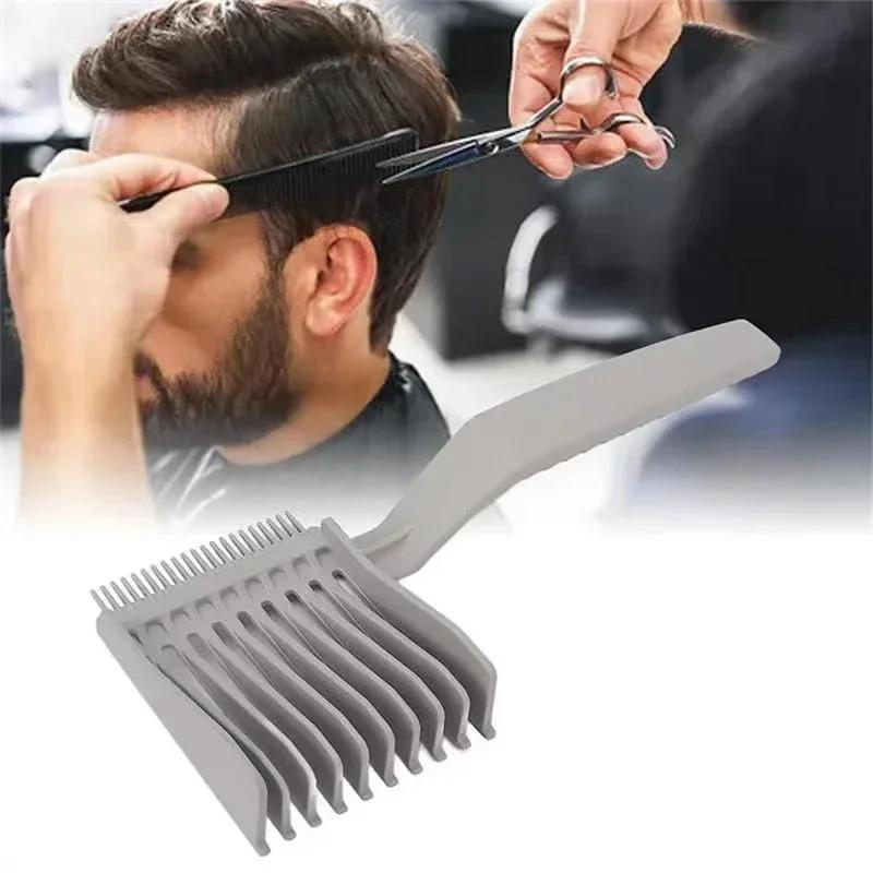 Neu Herren-Haarschneidemaschine Flache Haarkämme Friseursalons Antistatisches Trimmen Kantentrimmen Drücken Schneiden und Kämmen