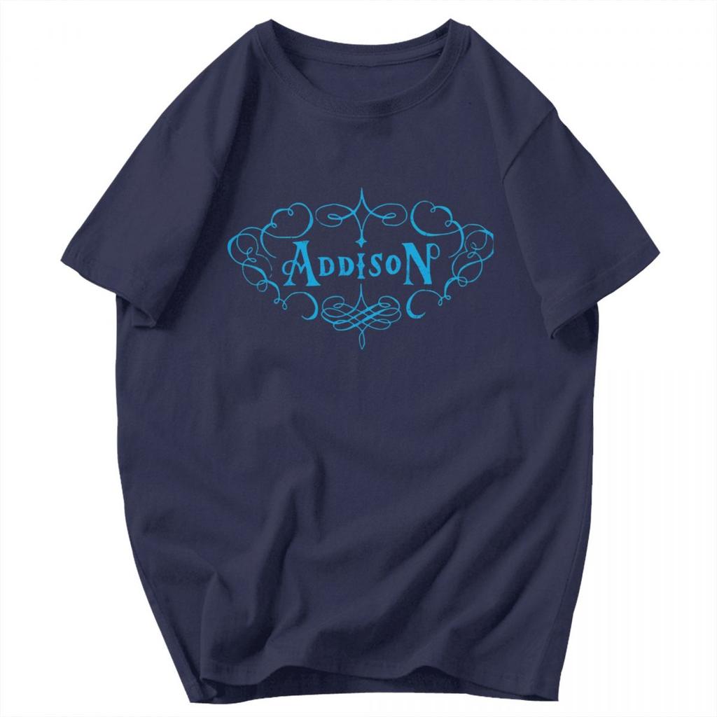 Men T Shirt Singer Addison Rae 2025 Tour Merch 2026 Pops Y2K Graphic Customized Unisex Tops T Shirts