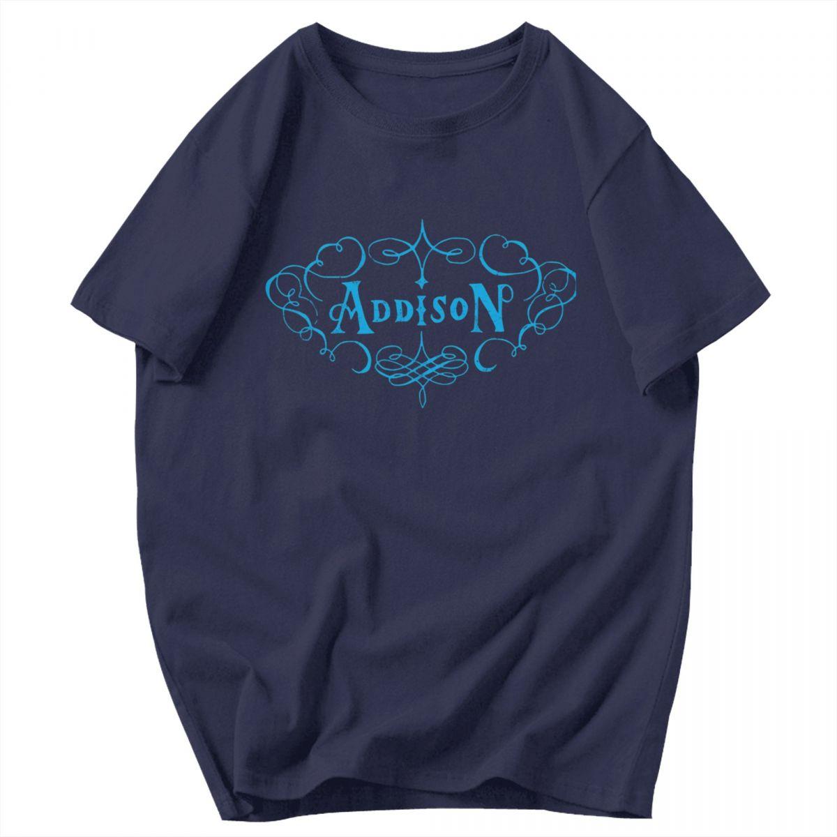 

Men T Shirt Singer Addison Rae 2025 Tour Merch 2026 Pops Y2K Graphic Customized Unisex Tops T Shirts 4XL