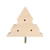 Pet Bird Parrot Wood Foraging Platform Stand Rack Triangle/Square Chewing Bites Intelligence Feeders Natural Stand For Parrots