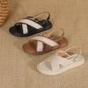 Grape mother platform sandals women's fashion outer wear 2025 summer new models step on shit feeling Korean version women's shoes soft soles are n