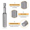 Hex Head Drill Bit Wrench 1.5/2/2.5/3/4/5/6/8/10/12mm Metric 1/4" Hex Shank Magnetic Hexagonal Screw Driver Socket Power Bits