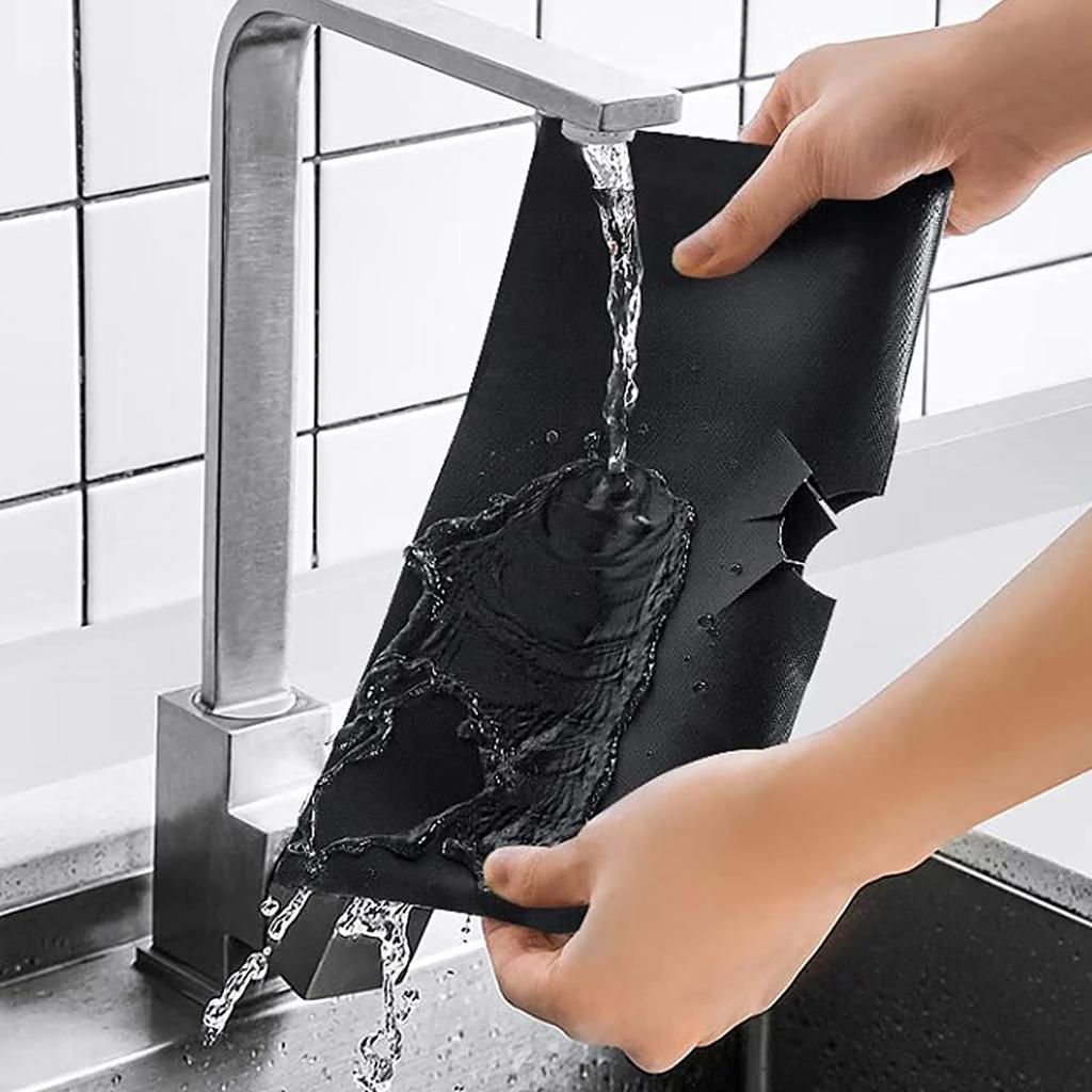 1/2/4pcs Gas Stove Protector Kitchen Cooker Cover Liner Clean Mat Pad Stovetop Easy To Clean Kitchen Accessories 27x27cm