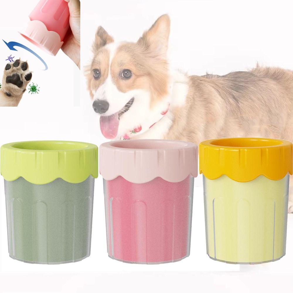 Mud Removal Pet Paw Cleaner Reusable Pet Feet Washer Convenient Dog Foot Washing Cup  Pet Bath