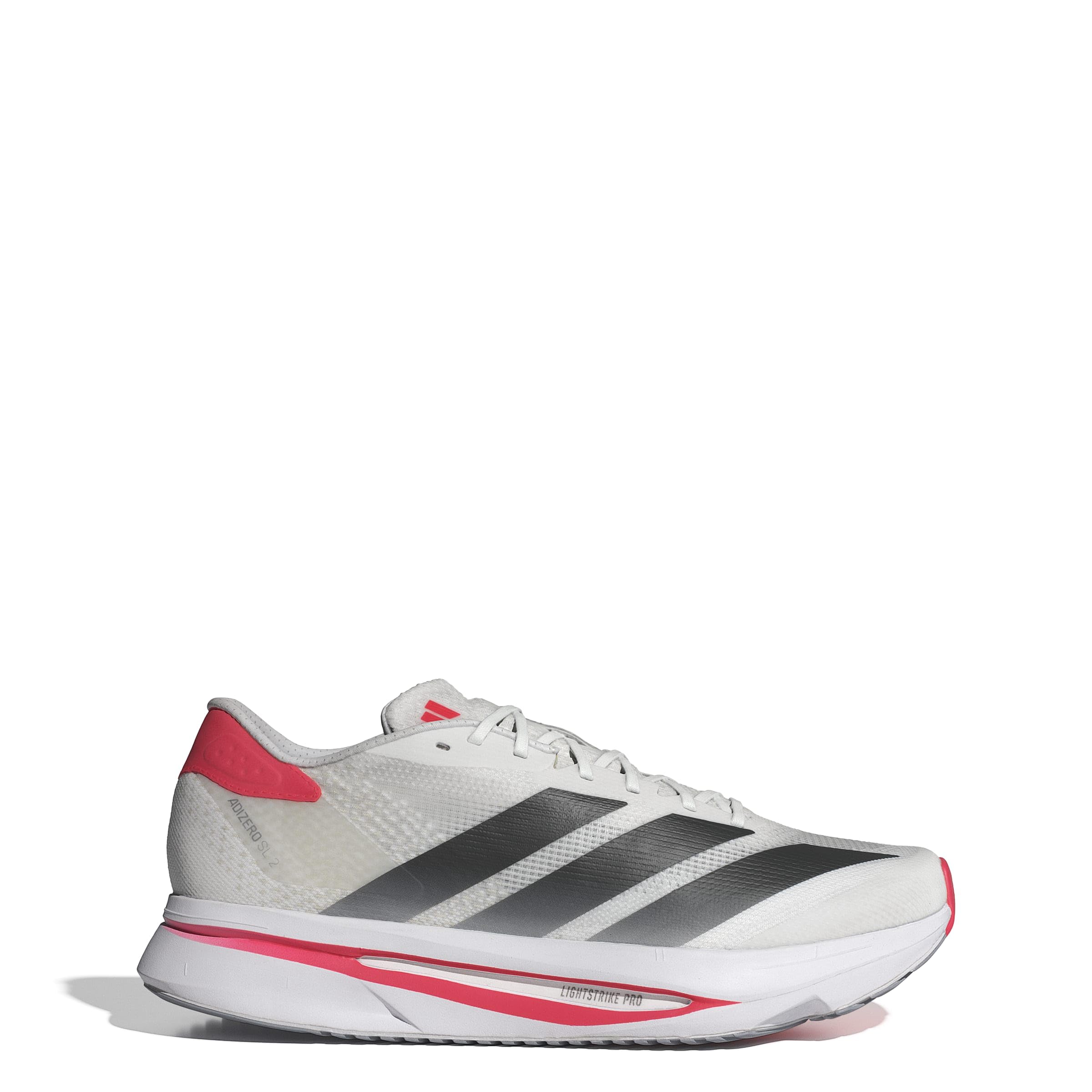 Adidas adizero SL2 беговые унисекс красные размер см обувь, взрослый, NMQ07, белый/основной черный/яркий (JI2983), +25,5
